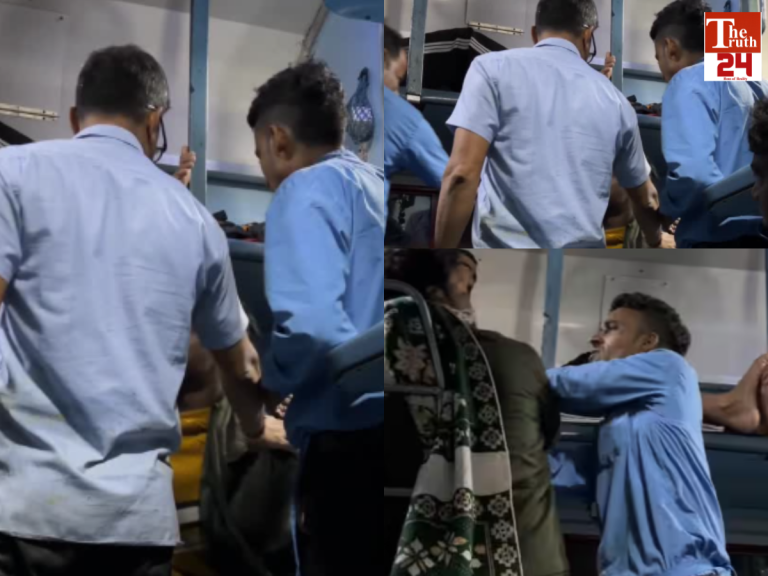 trending Video of train pantry staffs beating passengers users demand justice