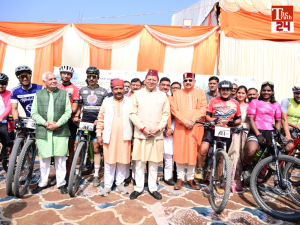 CM Dhami announces several development plans paragliding to hot air ballooning in Nayar Valley all inaugurated