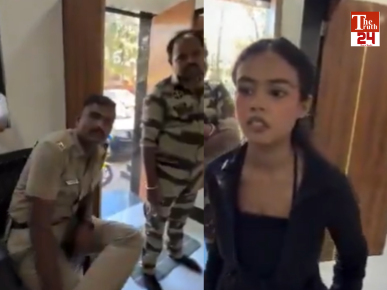 Mumbai police vs famous influencer camera controversy and police misbehavior viral video