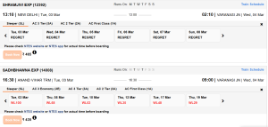 train tickets on holi