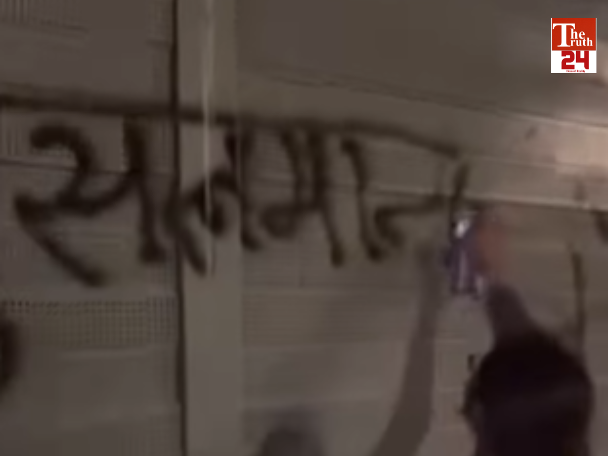 delhi Dehradun highway controversial writing viral video trending