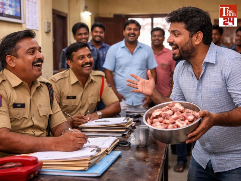 Andhra Pradesh man files complaint for not cooked mutton anantapur