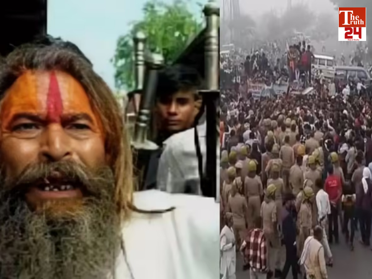 Chaos erupts after Farsa Baba death Stone Pelting in mathura