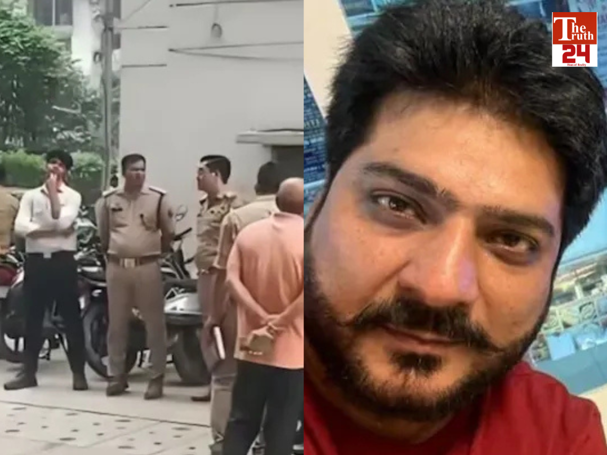 Ghaziabad man suicide mother body found in flat rajveer jyotish up