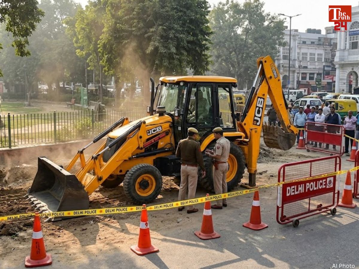JCB accident Delhi