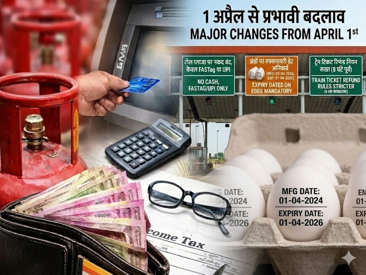 new rules Changes in UP from April 1 2026 toll tax msp Eggs Expiry date to CNG LPG cylinders