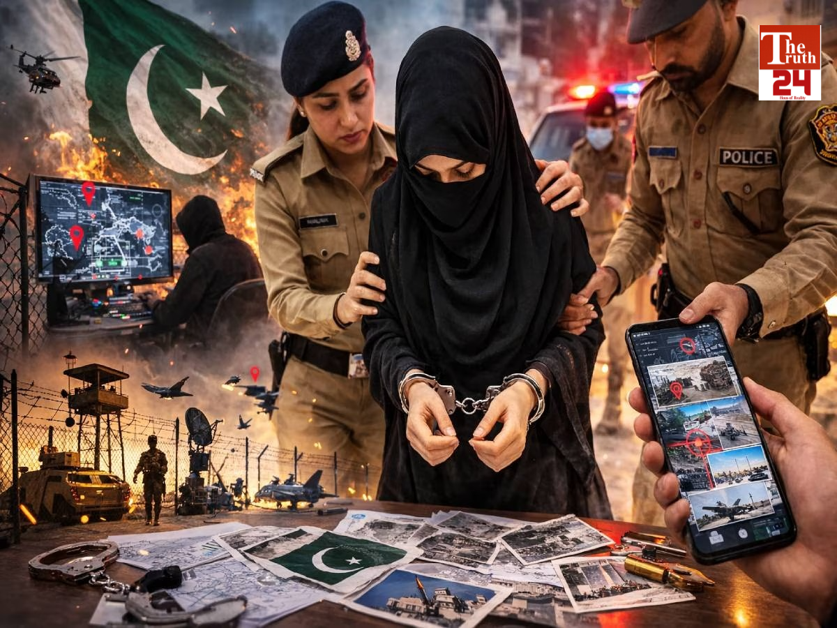 ghaziabad police arrested suspects muslim women iram spying for pakistan from sambhal deepa sarai