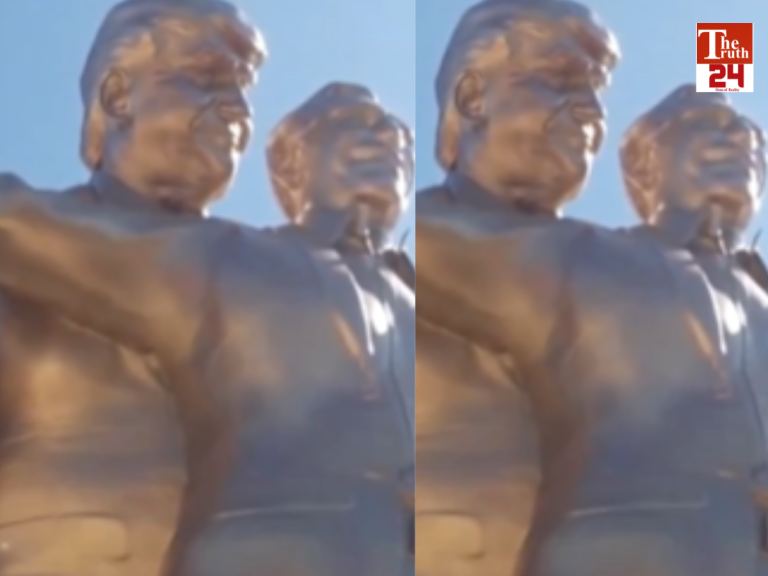 national mall trump jeffrey epstein statue washington titanic scene statue