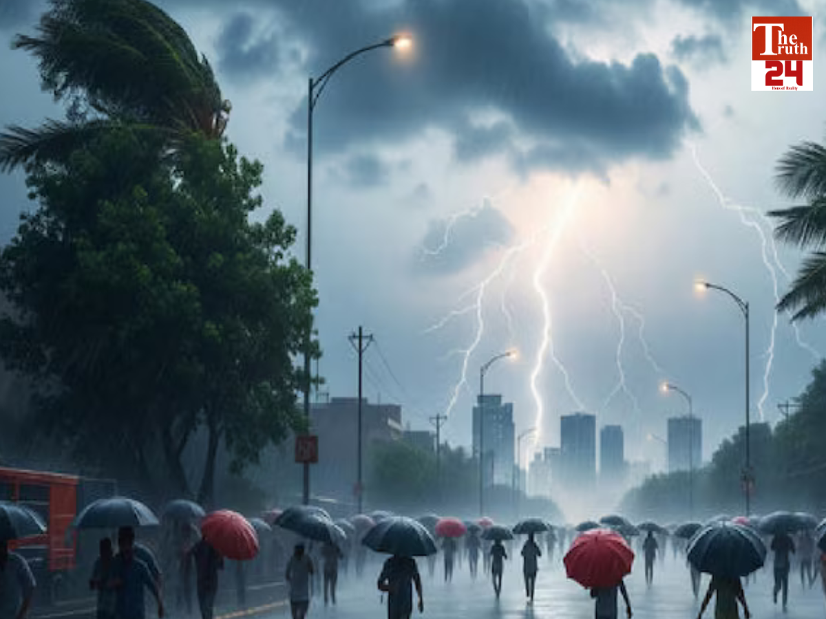 up weather update 23 Mar 2026 today forecast temperature imd rain strong winds thunderstorm alert mausam