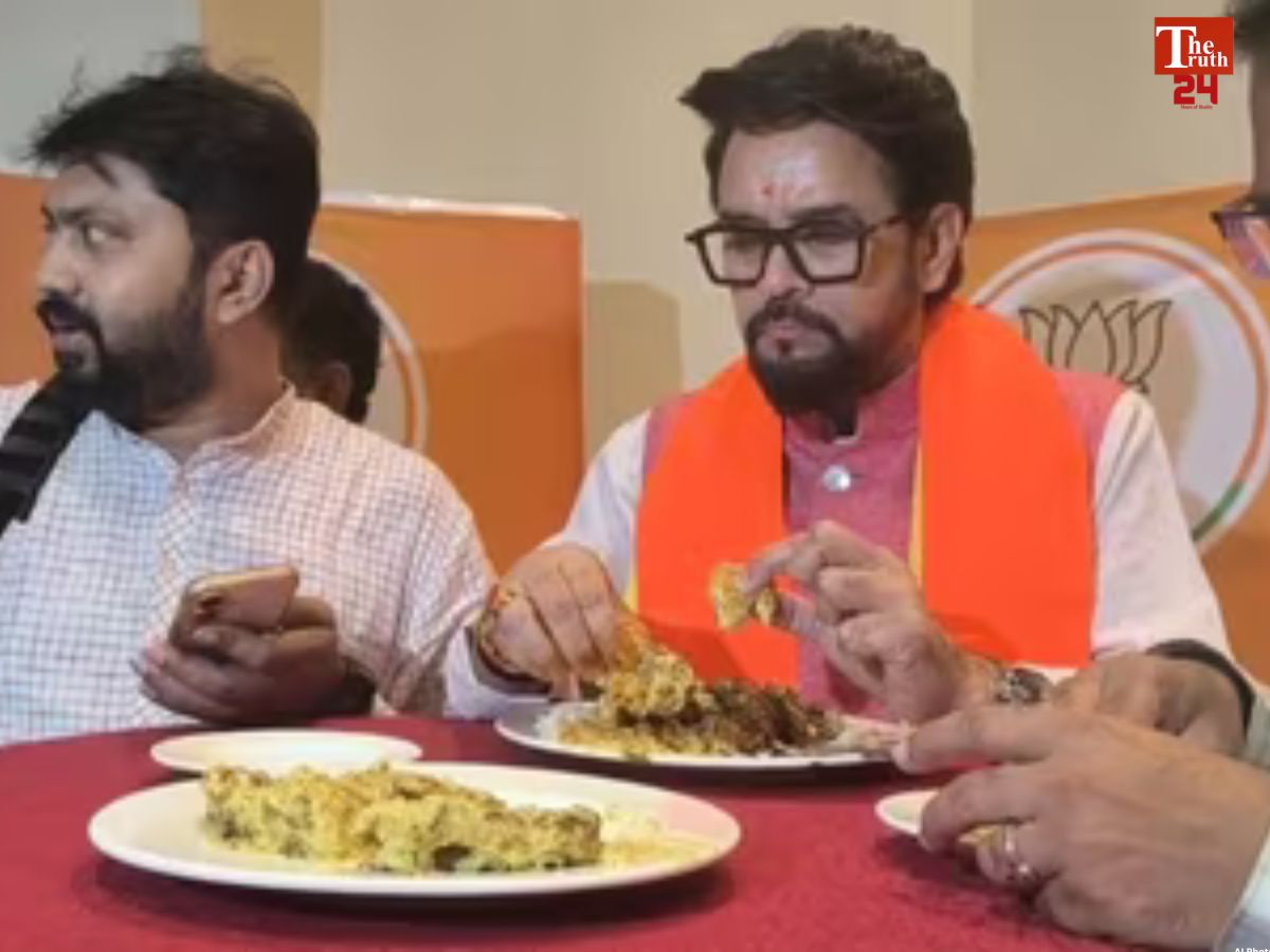 Anurag thakur eat fish