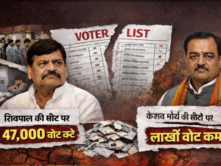 UP voter list 2026 Between 50000 or 1.25 lakh names deleted from big political leaders constituencies