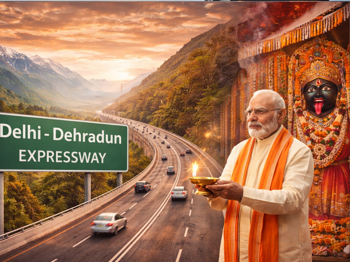 pm modi dehradun visit 14th april 2026 delhi dehradun Expressway inauguration dat kali Temple