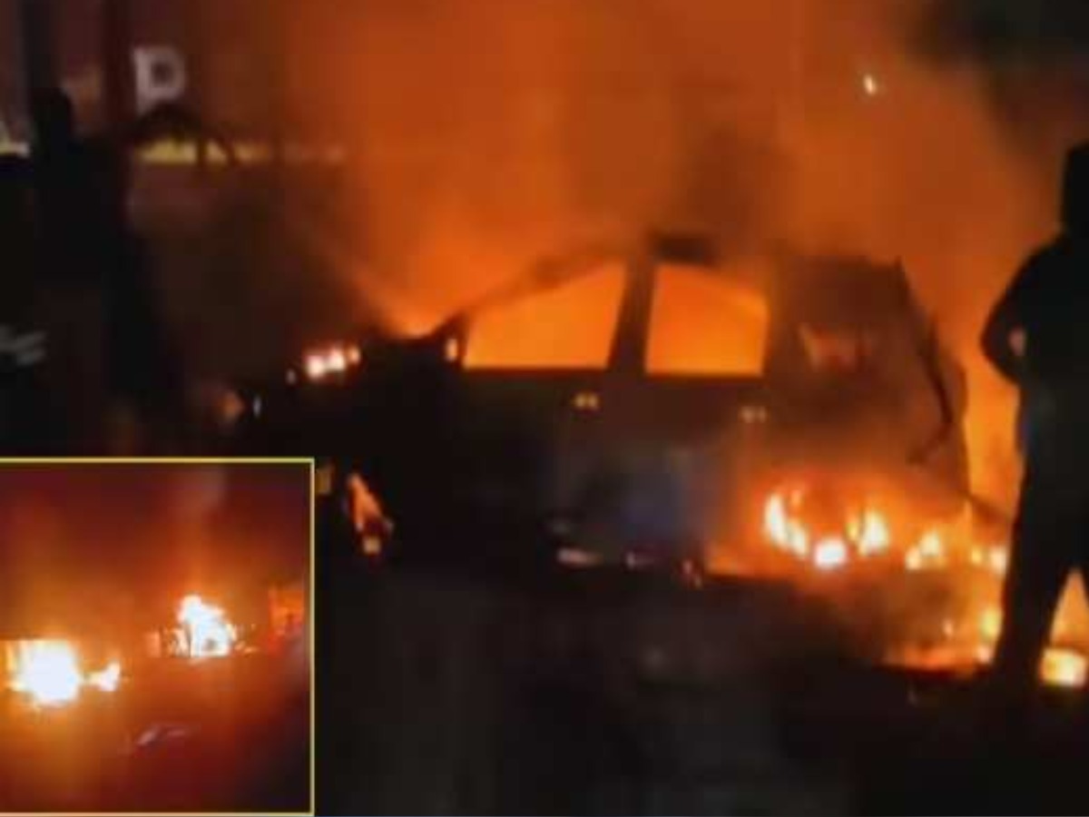 mirzapur road Accident 11 people killed 8 burned alive in fire after bolero truck collision
