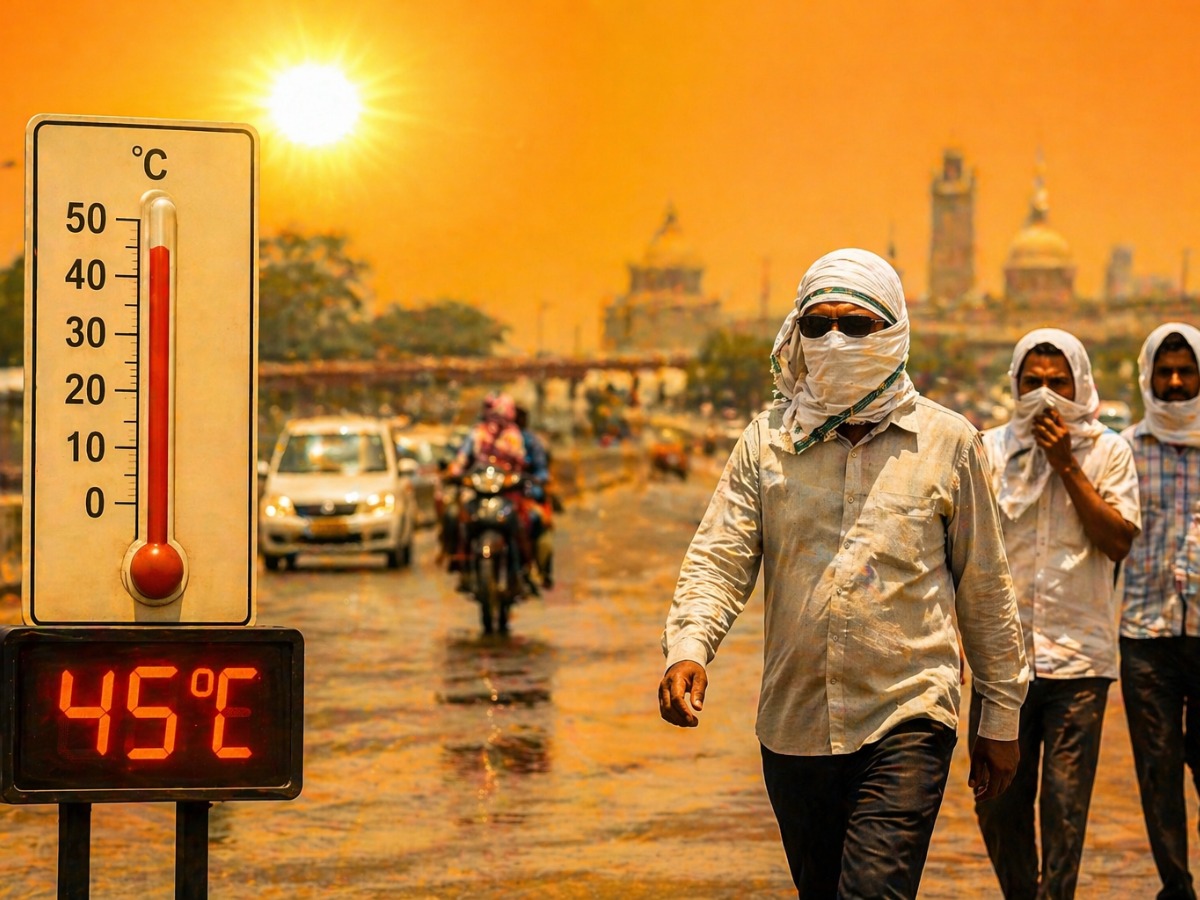 up weather update 23 april 2026 today forecast temperature imd rain strong winds thunderstorm alert aaj ka mausam