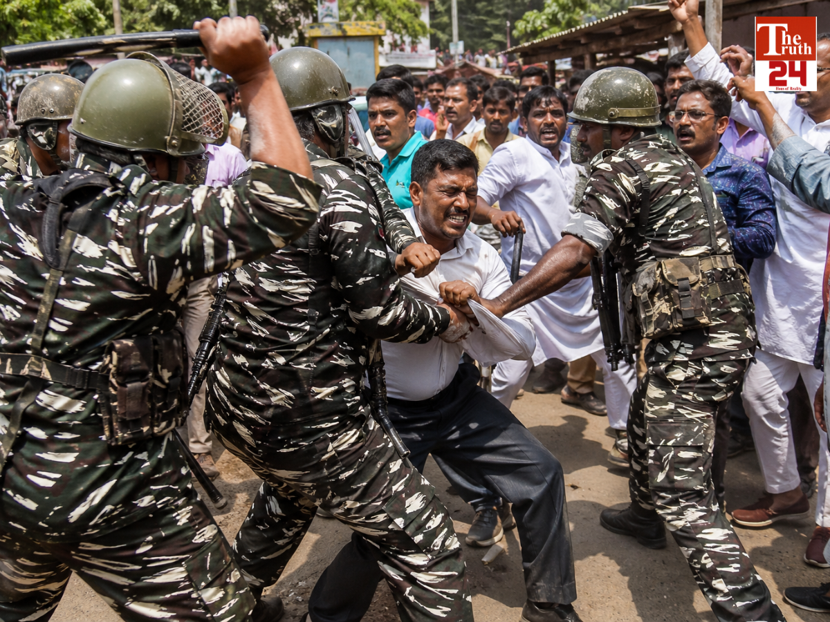 bengal phase 2 election crpf tmc agent beating canning