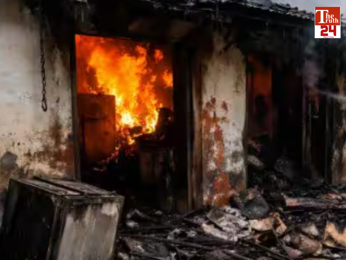 gas leak explosion gas cylinder blast nagpur kamthi