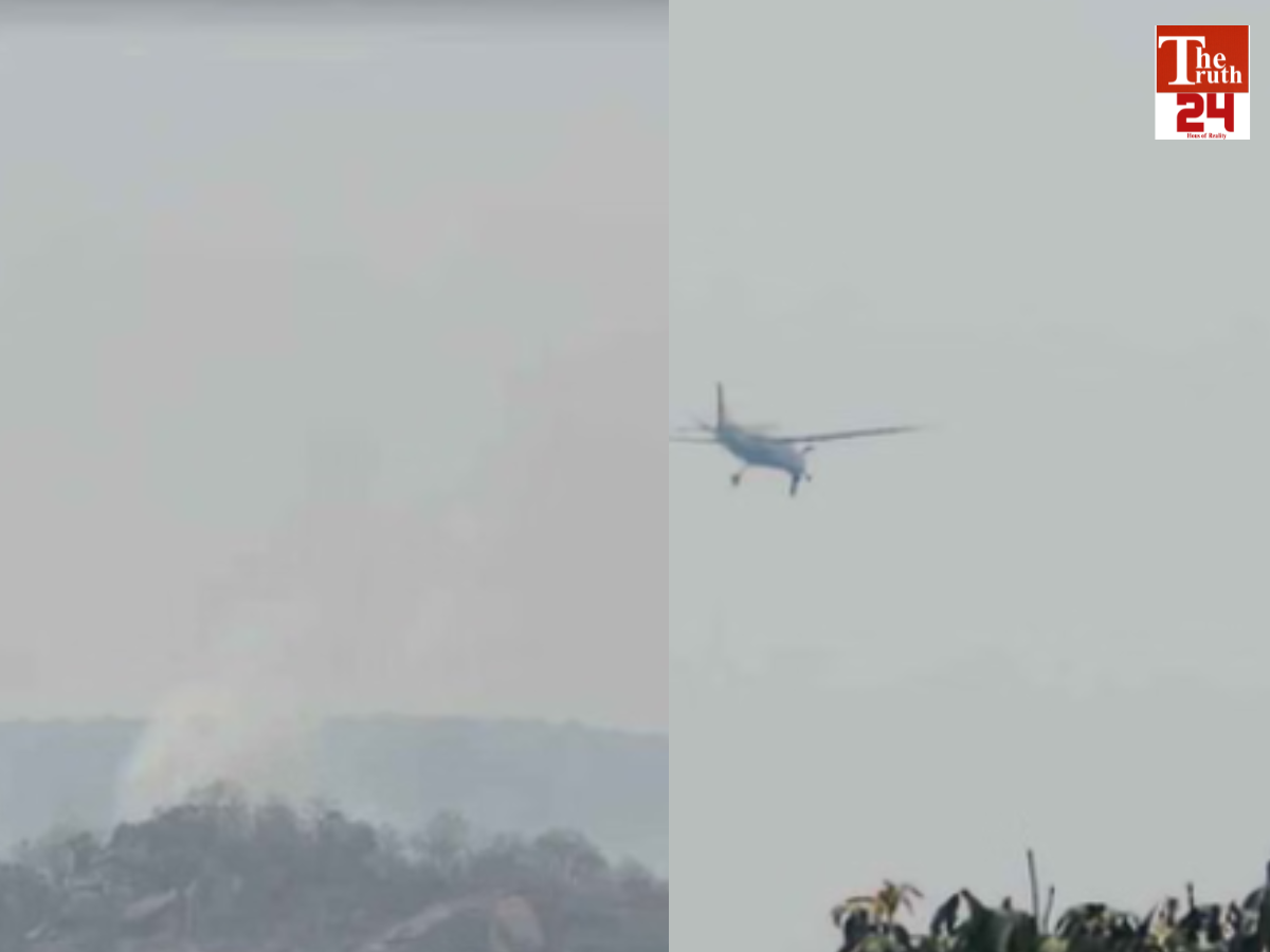 private plane crash narayanpur hill collision jashpur chhattisgarh