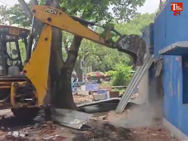 Bulldozer Action on TMC Office