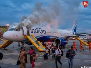 IndiGo flight smoke