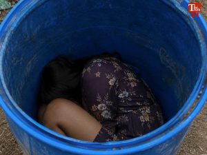 Patiala Blue Drum Case