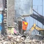 Shalimar Bagh bulldozer action