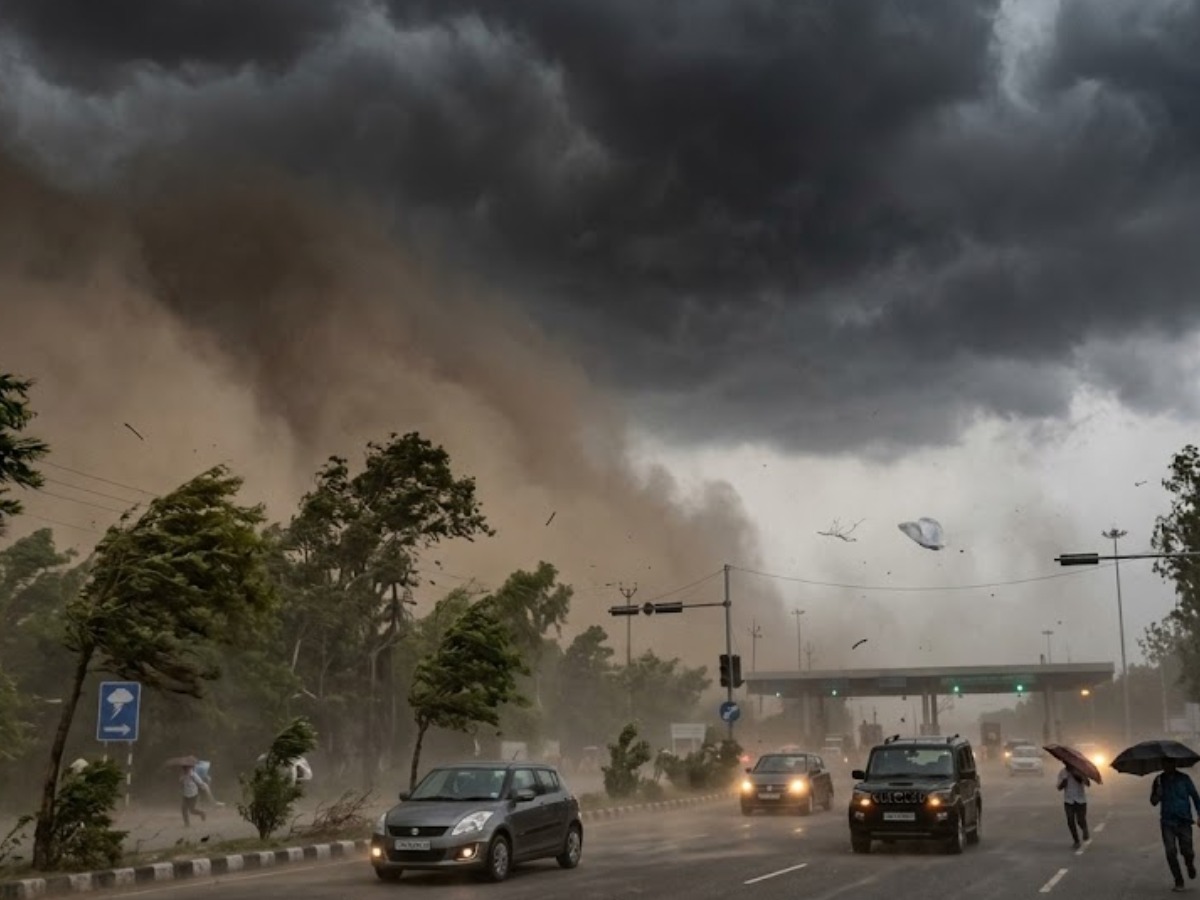 up weather update 1st May 2026 today forecast imd heavy rain strong winds thunderstorm alert mausam