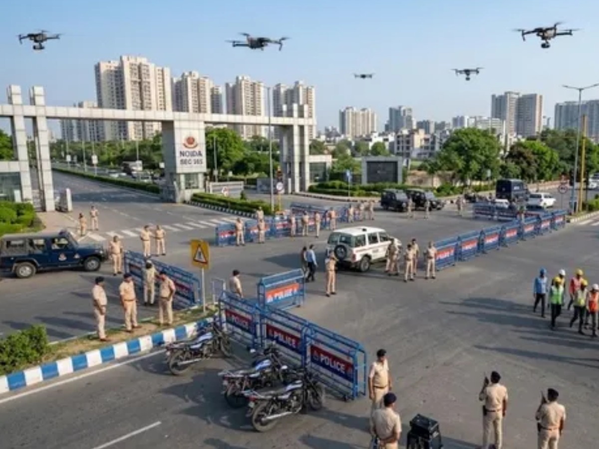 Section 163 implemented in Noida for labour day surveillance conducted via drones