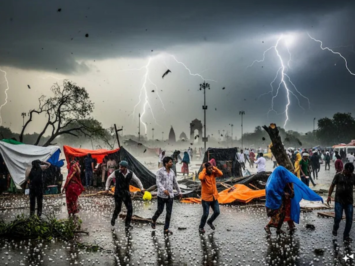 up weather update 5 May 2026 today forecast imd heavy rain storm hailstorm alert lucknow kanpur aaj ka mausam