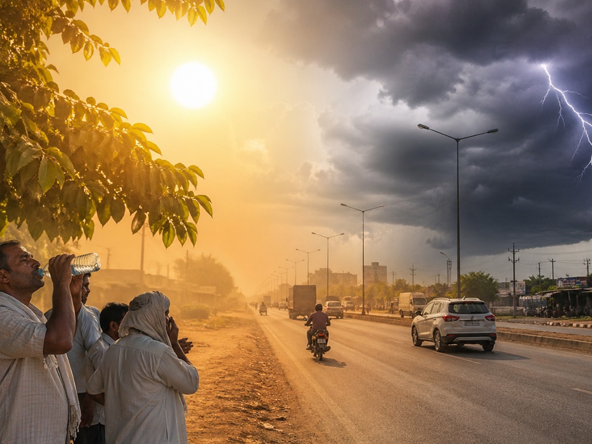 UP Update weather update 22 may 2026 today forecast severe heatwave red alert temperature imd aqi rain alert mausam