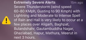 Delhi NCR Weather Alert