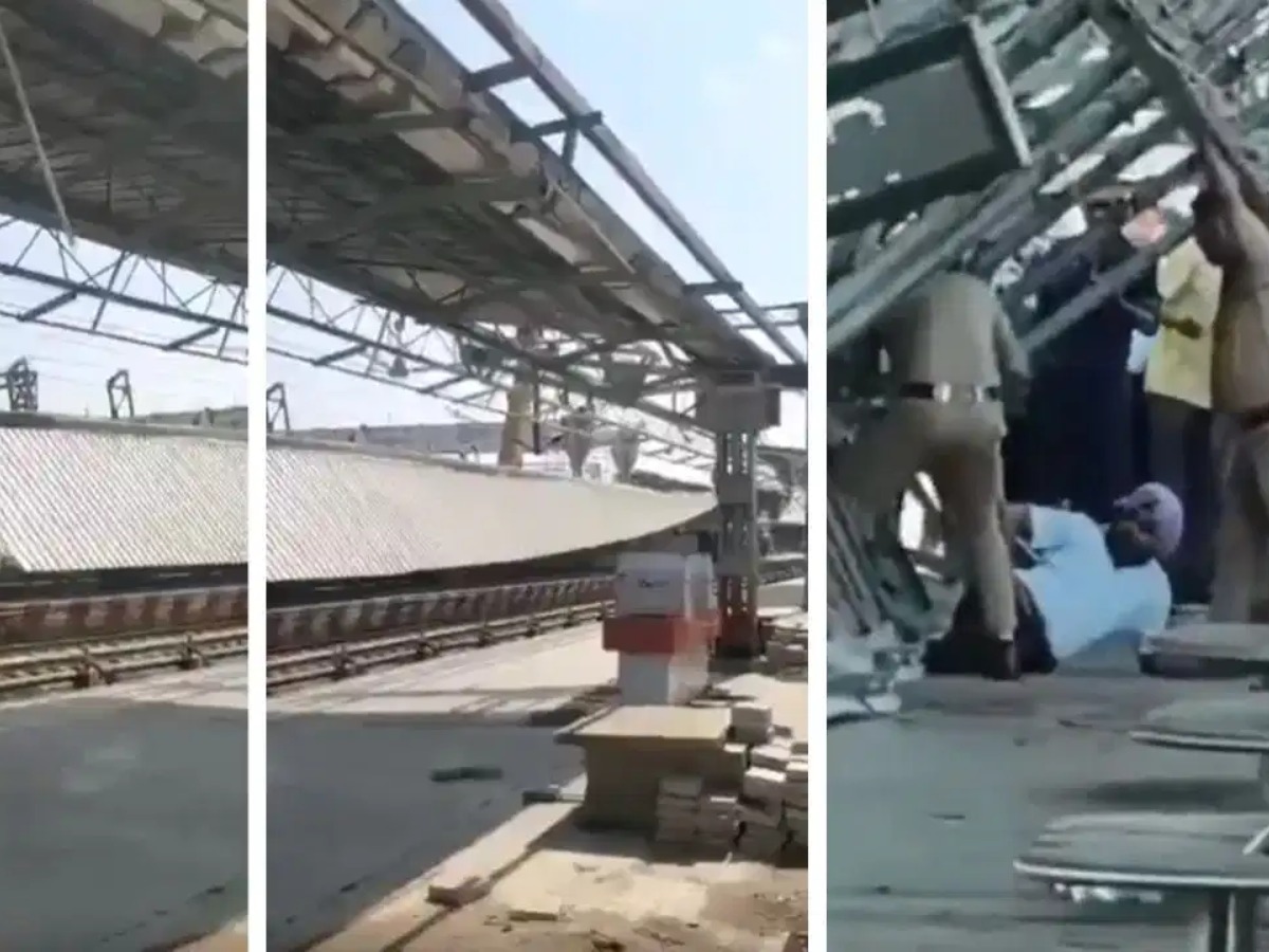 lucknow charbagh station shed collapse Contractor fined 50 lakh 3 senior engineers suspended