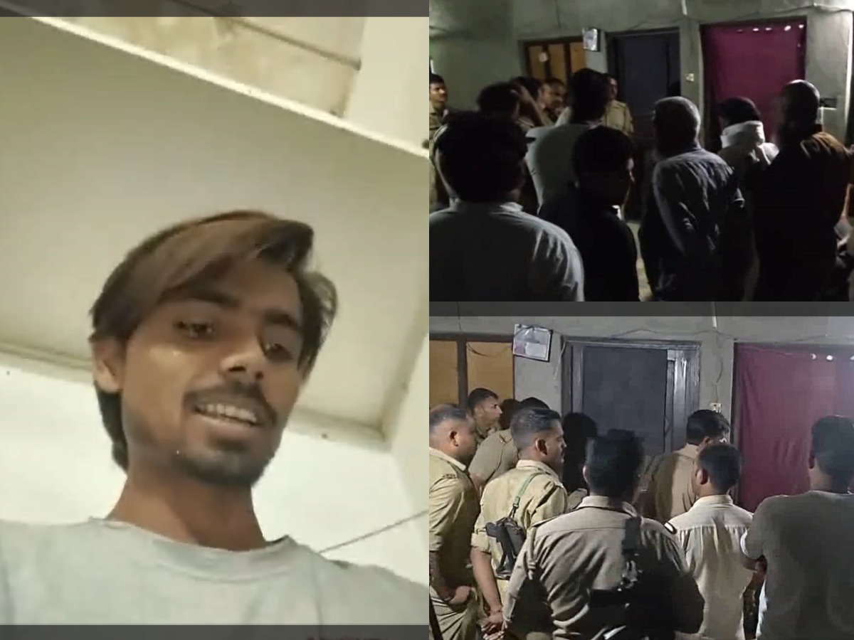 young man first recorded live suicide video then shot himself with his father licensed gun In Moradabad