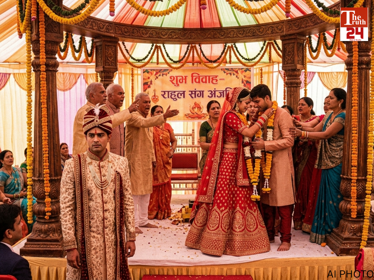 bride chooses lover over groom varmala incident umreth chhindwara
