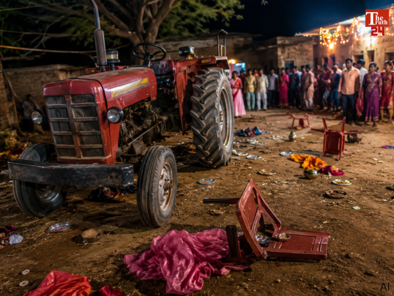 brother runs tractor over brother due family dispute mahoba