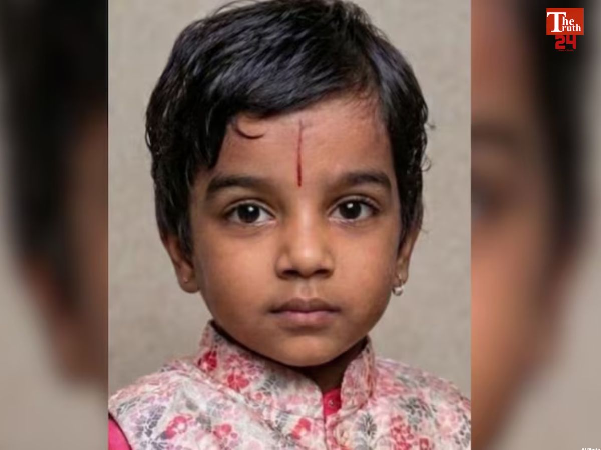 child trapped in lift
