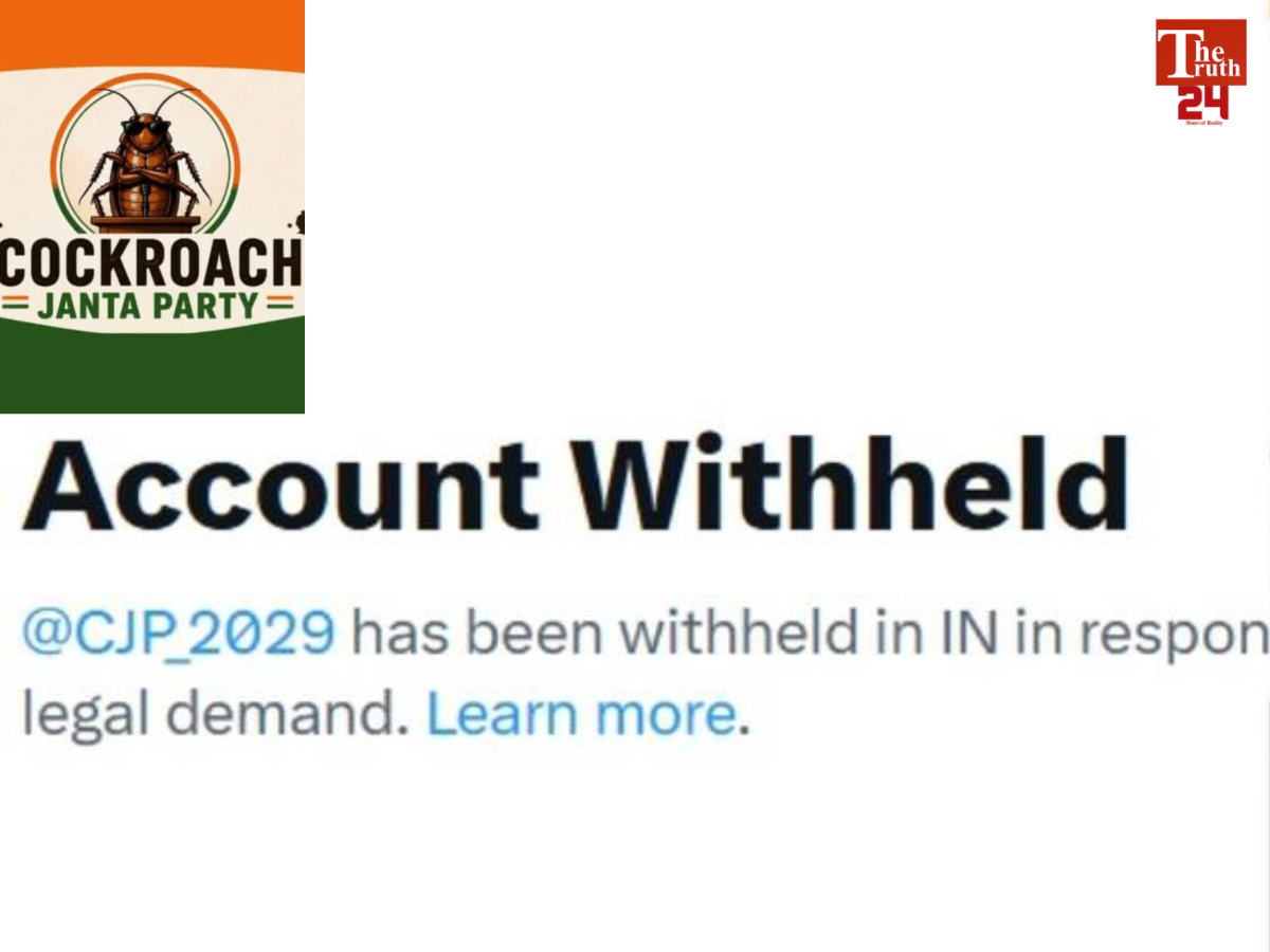 cockroach janata party CJP x account ban