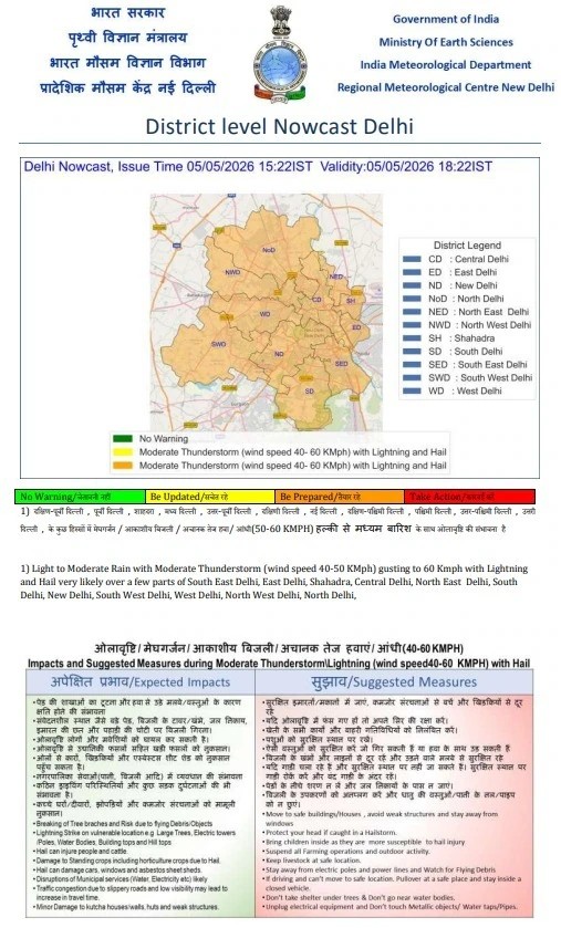 delhi imd alert