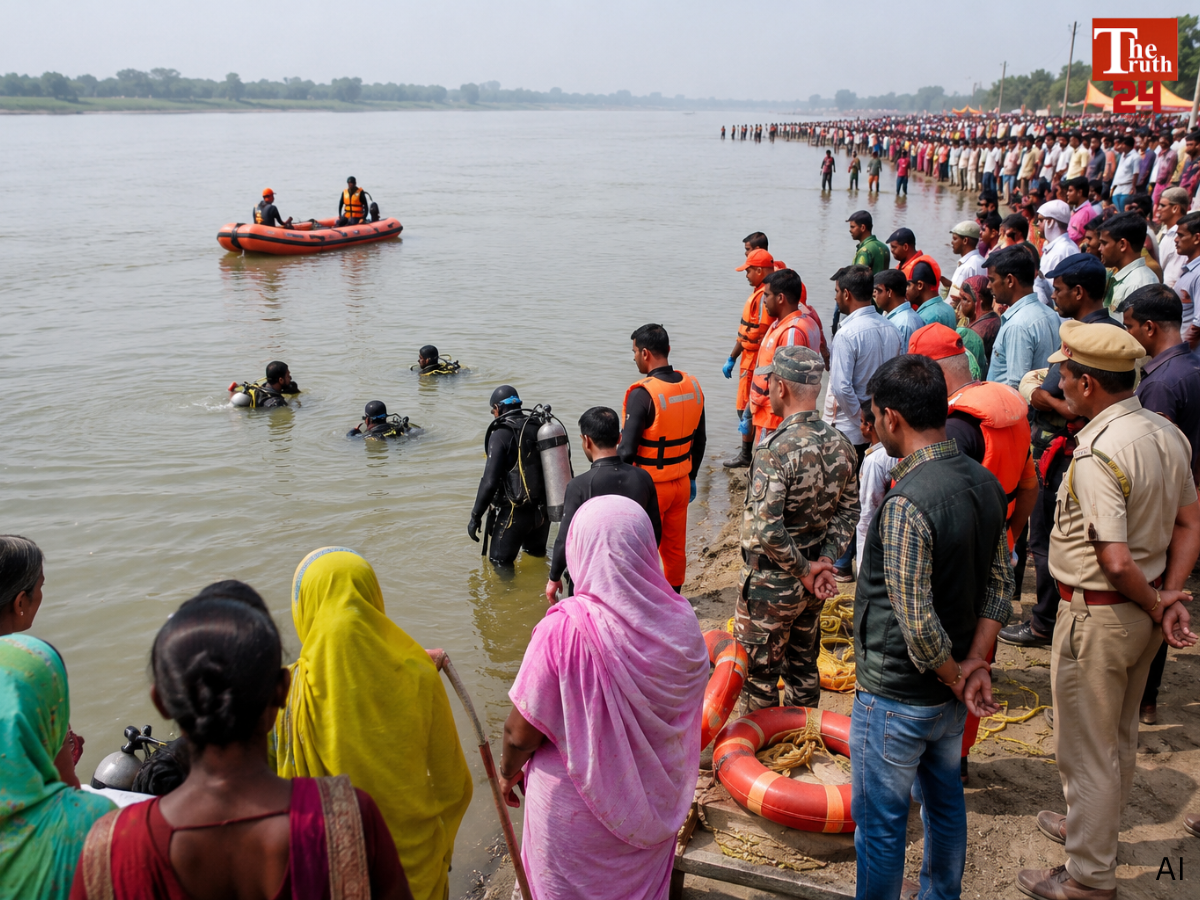 hardoi children drown in ganga ghat during bhagwat katha yatra