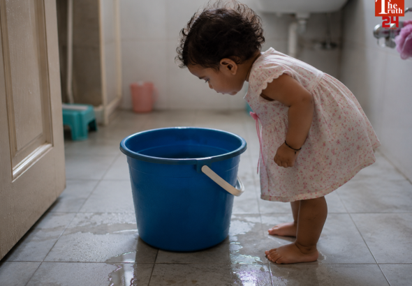 one year old baby drowned in water bucket nashik