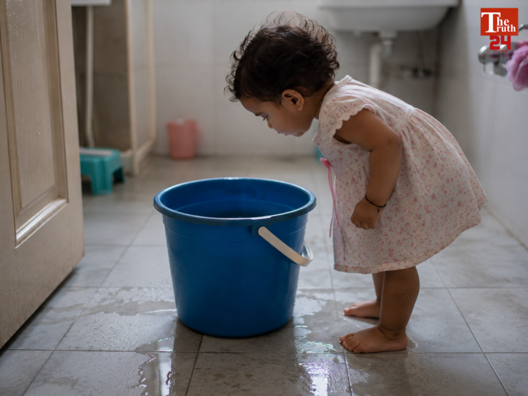 one year old baby drowned in water bucket nashik