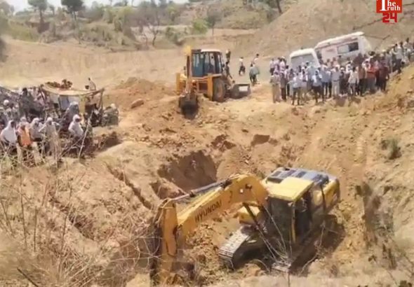 soil collapse during well digging