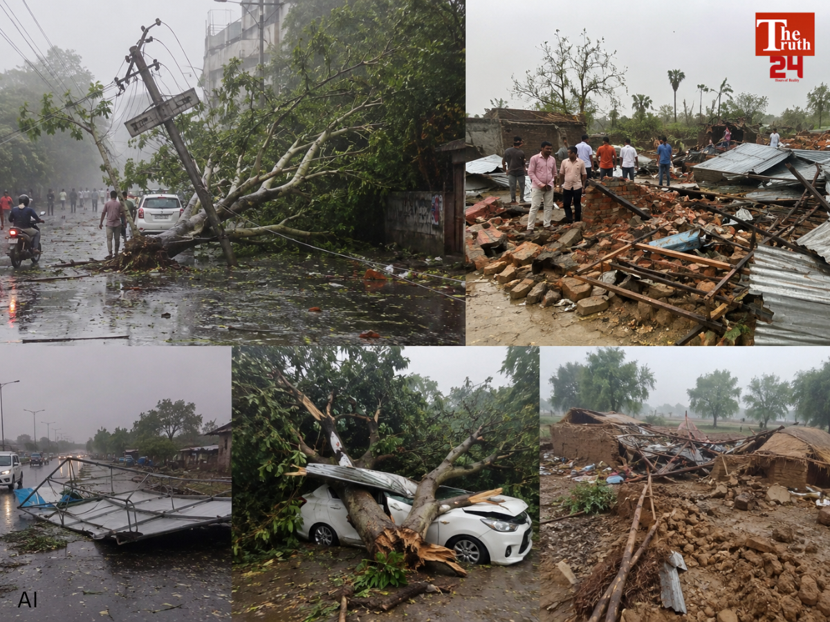 uttar pradesh 74 death sue storm rain prayagraj mirzapur yogi relief orders