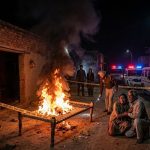 woman burns her husband
