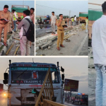 Hapur Road Accident truck ruthlessly ran over passengers standing on road two died many injured