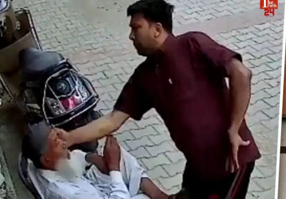 Saharanpur son beats father