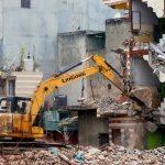 Shalimar Bagh Bulldozer Action