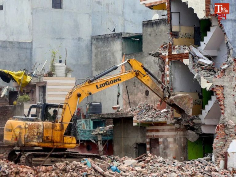 Shalimar Bagh Bulldozer Action