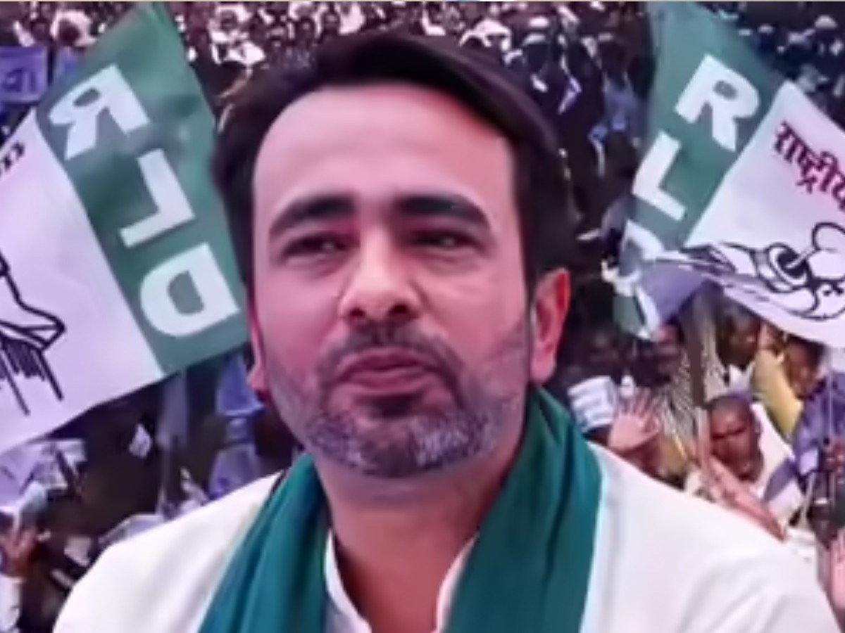 Jayant chaudhary big rally in Moradabad today show of strength mission 2027 elections
