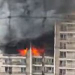 noida sector 64 ivy county soiciety fire incident rescue operation startd