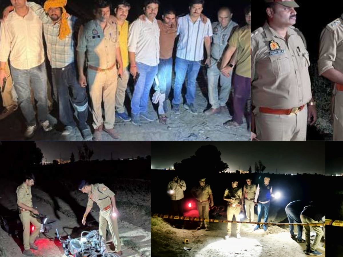 hapur Police encounter Five arrested including mastermind Vicky two crore robbery